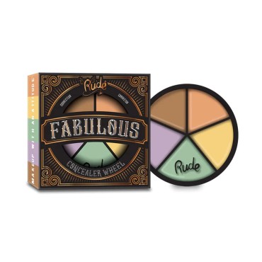Rude - Fabulous Concealer Wheel - Corrector