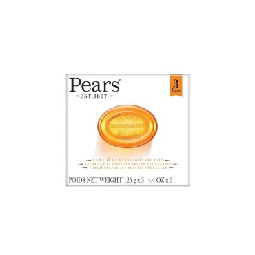 Pears Pure & Gentle Soap with Natural Oils, 3.5 oz bars, 3 ea