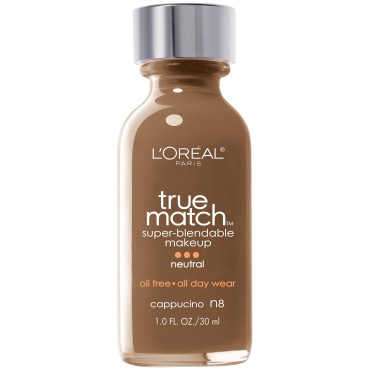 L'Oréal Paris True Match Super-Blendable Makeup, Cappuccino, 1 fl. oz.