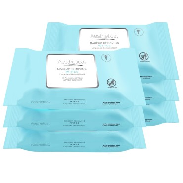 Aesthetica Makeup Removing Wipes - Face & Eye Make...