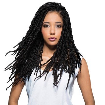 Bobbi Boss Synthetic Hair Crochet Braids African Roots Braid Collection Nu Locs 18