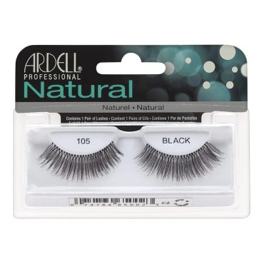 Ardell Natural Lashes #105 Black (2 Pack)...