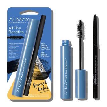 Almay Multi-Benefit Mascara and Eyeliner Duo Value...