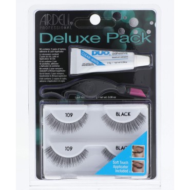 ARDELL Deluxe Pack 109 Eye Lashes, Black...