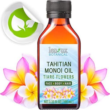 MONOI OIL TAHITIAN TIARE POLYNESIAN. 3.33 Fl.oz. - 100 ml. Moisturizing, Toning, & Anti Aging Benefits - For Glowing Skin & Shiny hair.