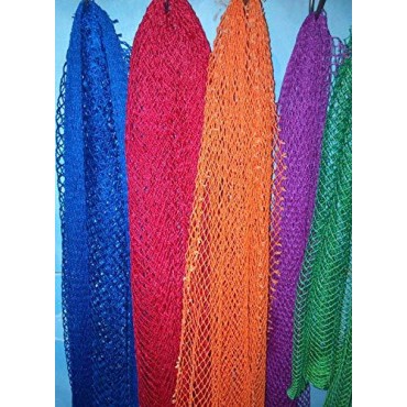 African Net Exfoliating Shower Body Scrubber/Exfoliating Back Scrubber/Skin Smoother/Great for Daily Use - Assorted Colors