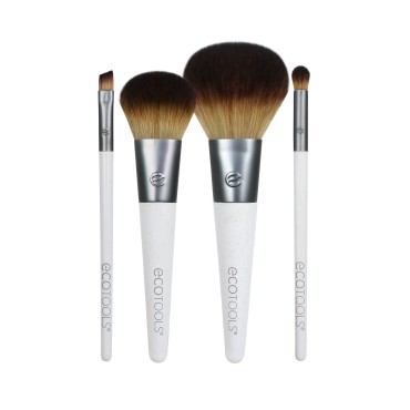 EcoTools On-The-Go Makeup Brush Kit, Travel-Friend...