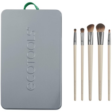 EcoTools Daily Defined Eye Makeup Brush Kit, Trave...