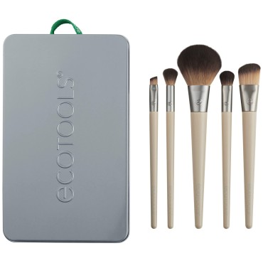 EcoTools Makeup Brush Set for Eyeshadow, Foundatio...