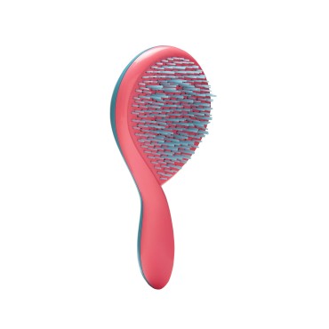 Michel Mercier Detangling Brush for Girl - Kids Hair brush Painless & Relaxing Small Brush for Girls Curly Hair, Wet or Dry Hair - Specially Designed for Young Hands (Thick)