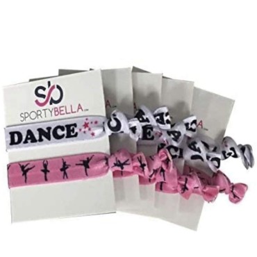 Dance Hair Ties- Girls Dance Hair Accessories- Dance Elastics - Gift For Dance Recitals