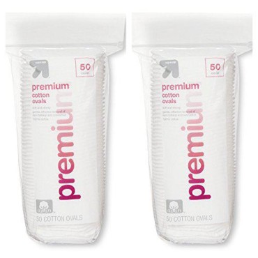 2 pack of 50 premium cotton ovals by UP & UP (Target)