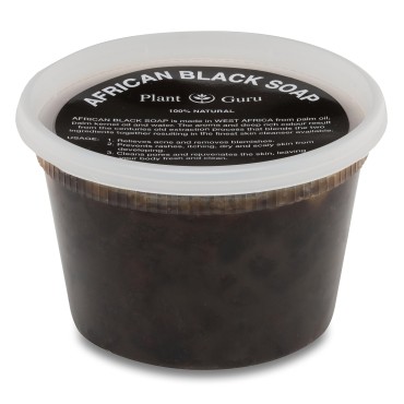 African Black Soap Paste 16 oz. / 1 lb. - 100% Raw Pure Natural From Ghana. Acne Treatment, Aids Against Eczema & Psoriasis, Dry Skin, Scars and Dark Spots. Great For Pimples, Blackhead.