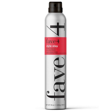 fave4 hair Style Stay Hairspray for Firm Hold, Long Wear Styles, Protect Against Hair Damage, 10 oz
