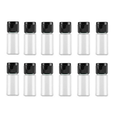 12Pcs 10ml/0.33oz Empty Plastic Sample Bottle Cont...