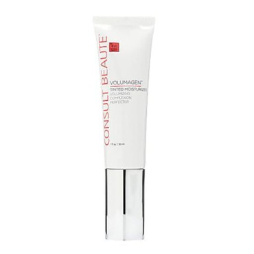 Consult Beaute Volumagen Tinted Moisturizer - Medium-to-Full Coverage - Makeup for Face - Buildable Coverage -1 fl.oz. - Dark shade