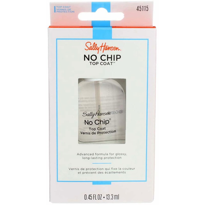 Sally Hansen No Chip Top Coat 0.45 Ounce (13.3ml) (3 Pack)