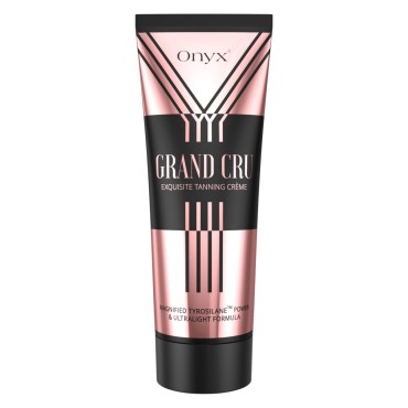 Onyx Grand Cru Tanning Lotion for Tanning Beds - Tanning Accelerator with Ultra Light Formula for Streak-Free Results - Tanning Bed Lotion without Bronzer