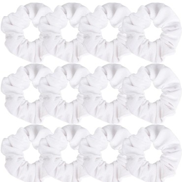 Whavel 12 Pack Hair Scrunchies Velvet Elastics Scr...