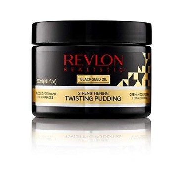 Revlon Realistic Black Seed Oil Strengthening Twisting Pudding, 10.1 Oz