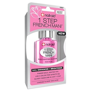 NAIL-AID 1 Step French Mani, French Sheer, 0.55 Fluid Ounce