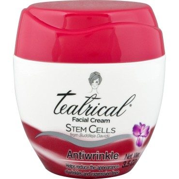 TEATRICAL Anti-Wrinkle Cream with Buddleja Davidii Stem Cells, Floral, 3.5 Ounces,6-50240-01641-7