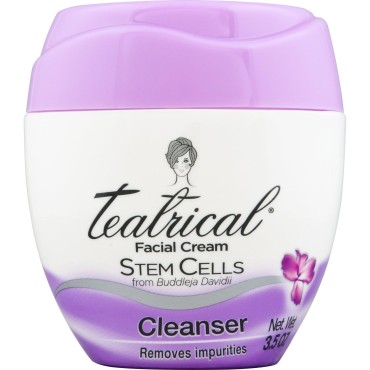 TEATRICAL Facial Cleanser with Buddleja Davidii Stem Cells, Floral, 3.5 Ounces