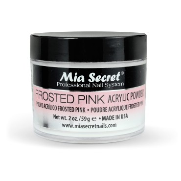 Mia Secret - Frosted Pink Acrylic Powder 2oz & 1oz - Pick Yours - New Item! (2oz)