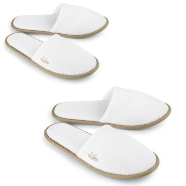 BERGMAN KELLY Spa Slippers, Closed Toe (Medium & L...