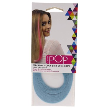 Hairdo Pop Color Strip Extension Blue Frosting