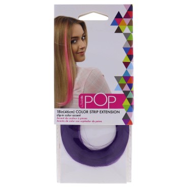 Hairdo Pop Color Strip Extension, Party Purple
