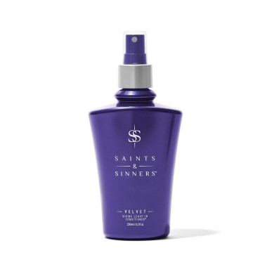 Saints & Sinners Velvet Divine Leave-In Moisturizing Conditioner Hair Detangler Spray for ALL HAIR TYPES. Helps Dry, Dull, Frizzy, Coarse, Tangled & Damaged Hair (8.5 oz)