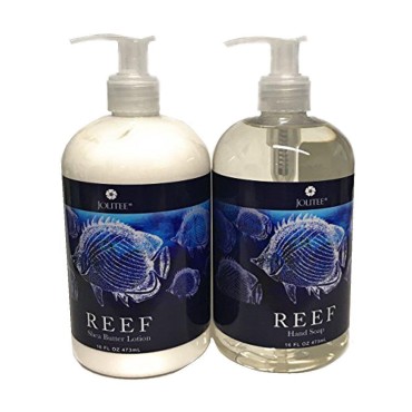 Jolitee Reef Luxury Shea and Cocoa Butter with Sea Kelp Extract (Soap and Lotion Set (No Caddy))