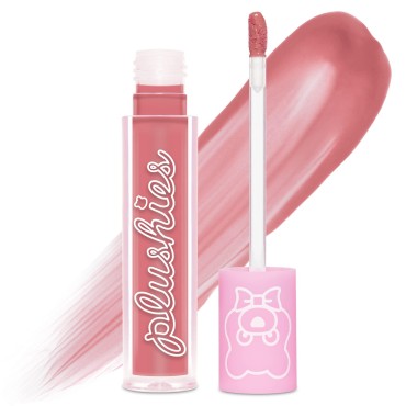 Lime Crime Plushies Soft Matte Lipstick, Turkish Delight (Sheer Dusty Rose) - Blackberry Candy Scent - Plush, Long Lasting & High Comfort for All-Day Wear - Talc-Free & Paraben-Free