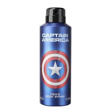 Captain America, Marvel, Fragrance, For Men, Body Spray, 6.8oz, 200ml, Made in Spain, By Air Val International