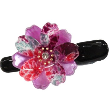 Sakura Design Japanese Mini Hair Clip (Purple)
