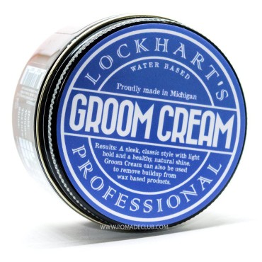 Lockhart's Professional Groom Cream, Light Hold, High Shine, Tangerine Bergamot Scent 3.4oz