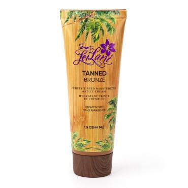 Sweet LeiLani Purely Tinted Moisturizer for Face, Non Chemical Hydrating Mineral Sunscreen For Face With Essential Vitamins, Infused with Green Tea, Rose Hip and Grape Seed |1.5 Fl. Oz| Tanned