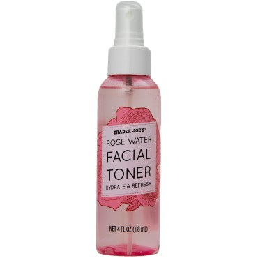 Rose Water Facial Toner Hydrate and Refresh by Trader Joe's (1 Bottle)