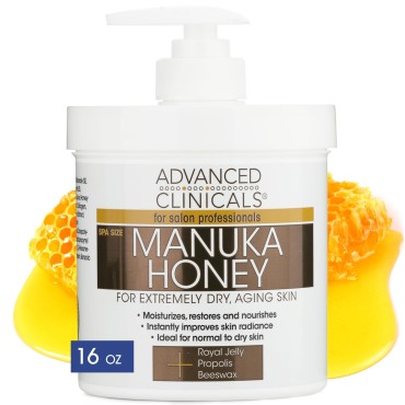 Advanced Clinicals Manuka Honey Cream Face Moistur...