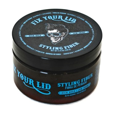 Fix You Lid High Hold Styling Fiber 3.75oz Mens Hair Cream with Low Shine - Styling Fiber for Short and Long Hair Types