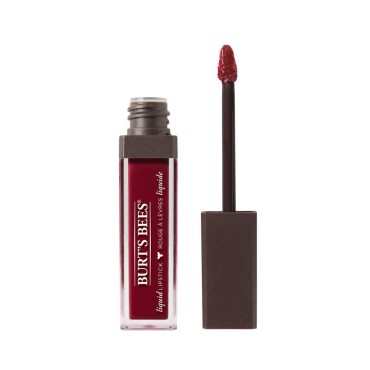 Burt's Bees 100% Natural Glossy Liquid Lipstick, Garnet Glacier, 1 Tube