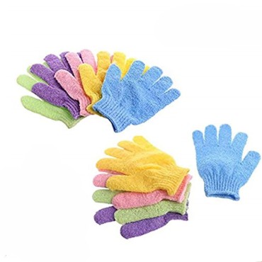 12 Pair Wholesale Lot Double Side Durable Exfoliating Skin Spa Bath Scrubs Bathing Gloves Shower Soap Clean Hygeine
