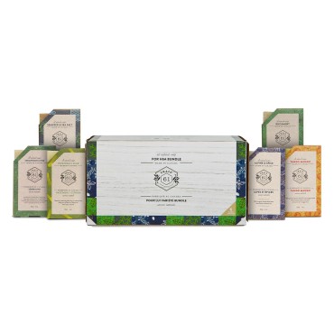 Crate 61, Vegan Natural Bar Soap, Dry Skin, Handmade Soap With Premium Essential Oils, Pack of 6 (For Him)