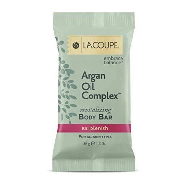 Lacoupe Argan Oil Complex Bar Soap 1.3oz Set of 18