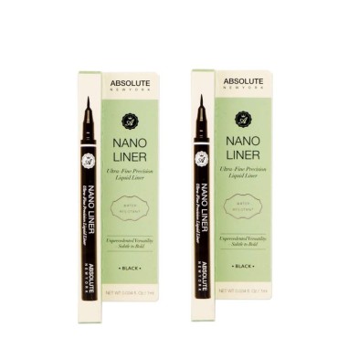 (Pack of 2) Absolute New York Liquid Liner Nano wi...