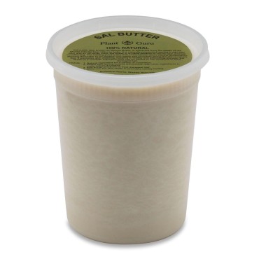 Plant Guru Sal Butter Shorea Seed Natural 100% Pure Raw Cold Pressed Skin Body Care (32 oz.)