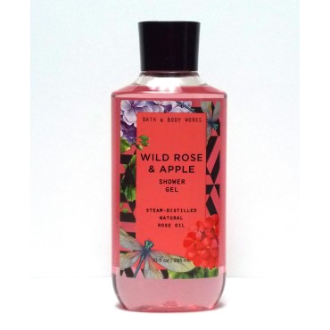 Bath and Body Works Wild Rose & Apple Shower Gel 10 Fluid Ounce