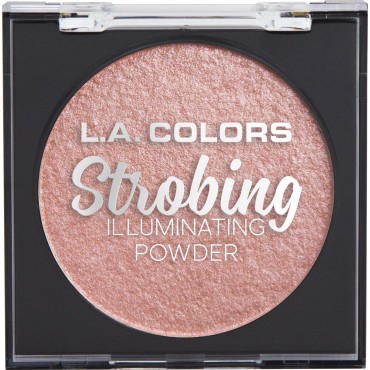 L.A. COLORS Strobing Illuminating Powder, Sunset Shine, 1 Ounce, CSP257