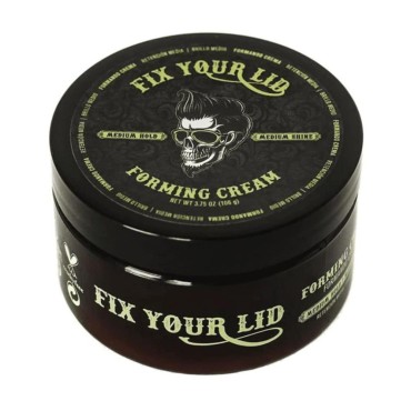 Fix Your Lid Hair Cream For Men - Forming Cream Medium Hold 1.7 oz Mens Hair Gel Medium Shine - All Day Hold Styling Cream For All Hairstyles - Easy To Wash Out